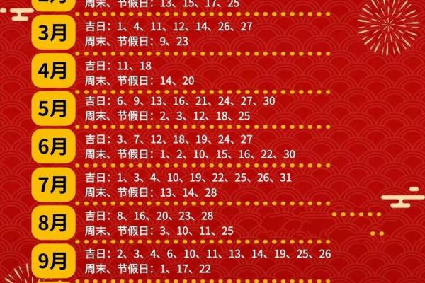 2025年2月开工吉日一览表 2025年2月开工吉日一览表