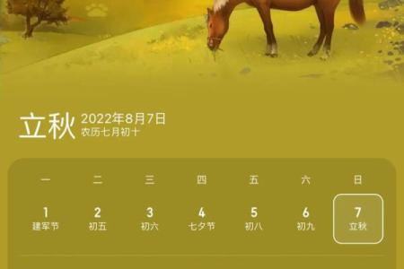 2022年立秋时间几点几分几秒钟