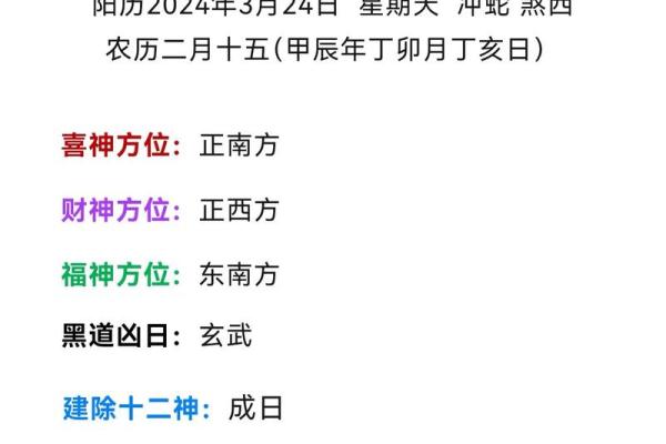 农历2月15日是黄道吉日吗